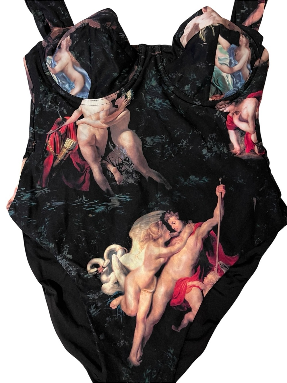 WeWoreWhat Painted Angels Vintage Danielle One-Piece Swimsuit — Size Small - Picture 5 of 16